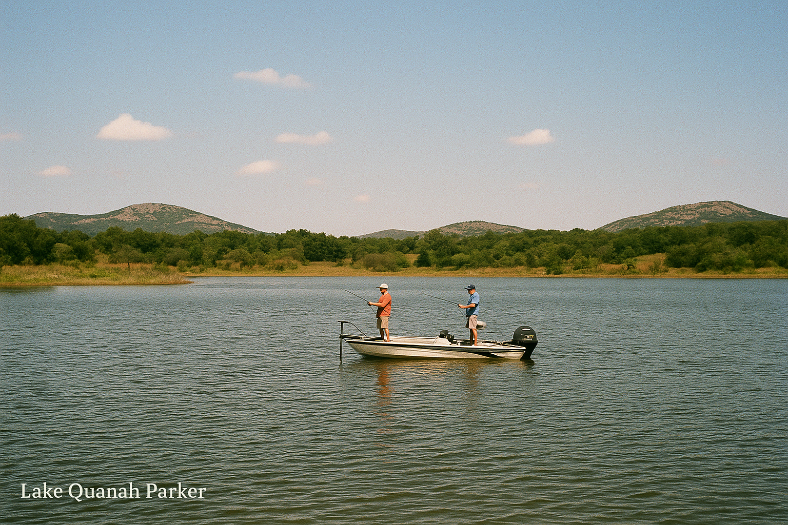 Now image the camera is 50 ft away from the boat. We're too close